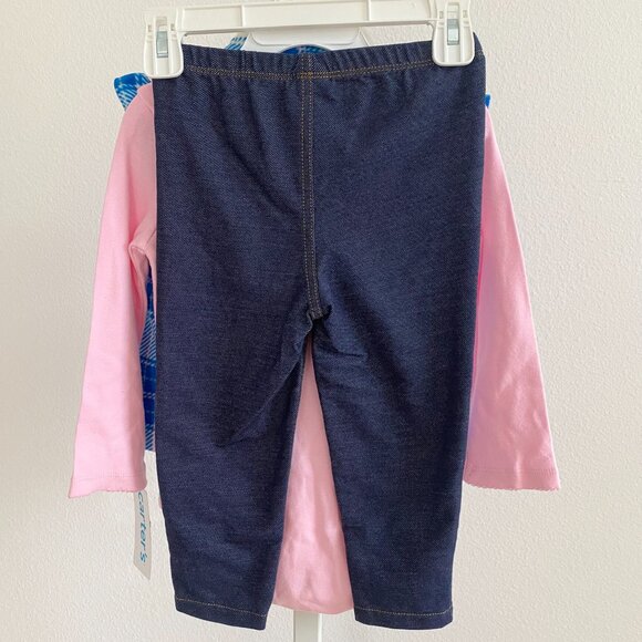 Carter's Toddler Girls 3-Piece Pant Set Size 24 M - Picture 3 of 5